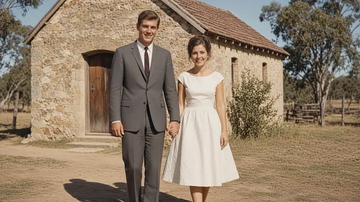 Ruth on her wedding day, 1964.